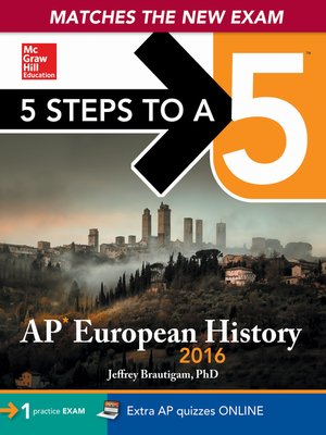 cover image of 5 Steps to a 5 AP European History 2016 Edition